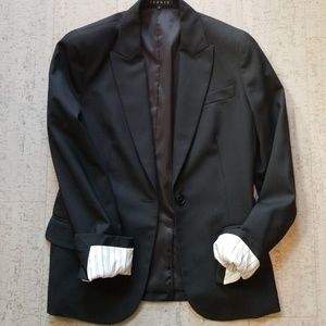 Theory size 6 gorgeous pants suit black